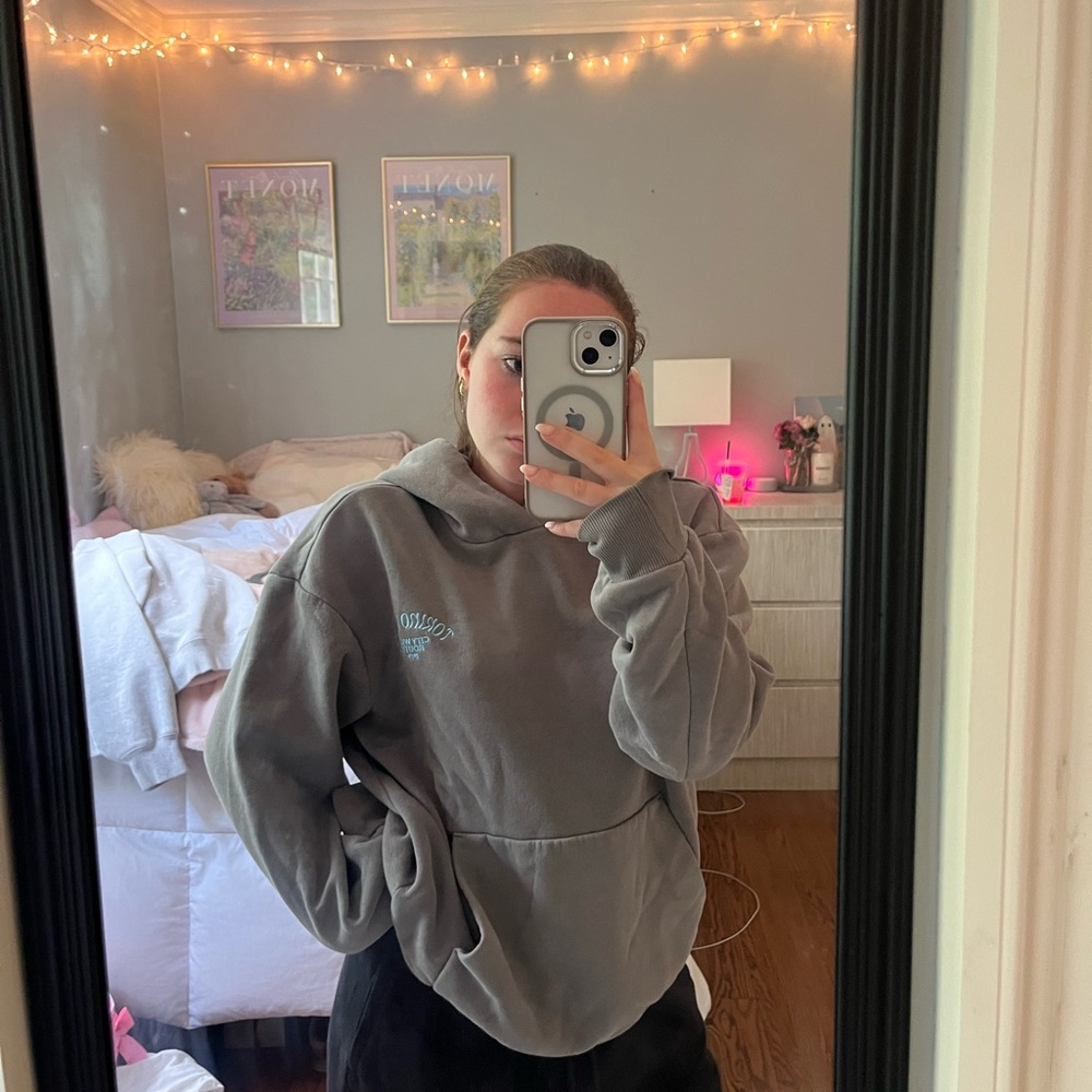 H&M Gray Cowl Neck Sweater